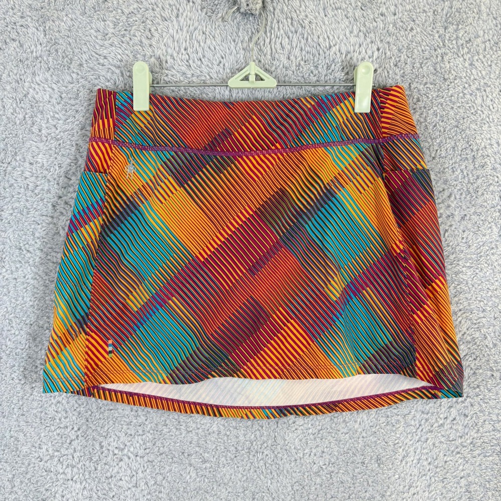 Smartwool Merino Lined Spot Skirt Skort Size S Multicolor Mountain Plaid Outdoor